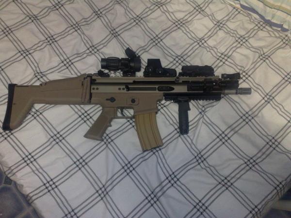 scAR L customized,npas,re inforce valve,re inforce trig guard.. etc.